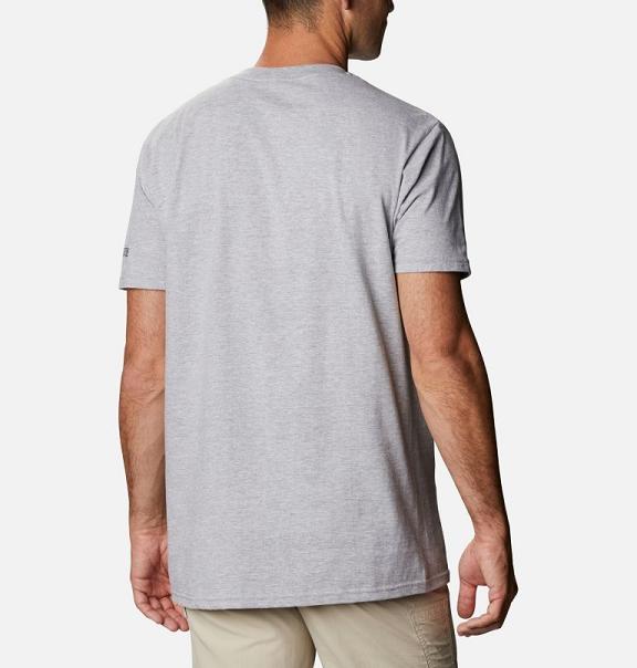 Columbia PFG T-Shirt Grey For Men's NZ1457 New Zealand